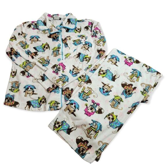 Joe Boxer pug pajamas L10/12 - Picture 1 of 3